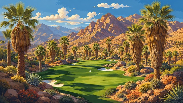 Thousand Palms Canyon Club course artwork